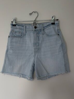 Frame  size 26 Light Wash Denim Cutoff Shorts - Women